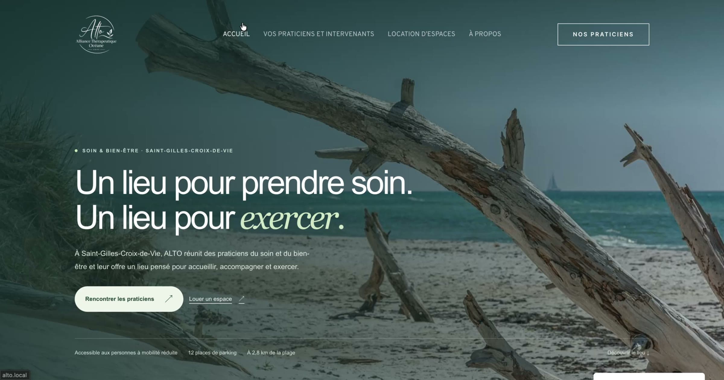 Alliance Thérapeutique Océane website
